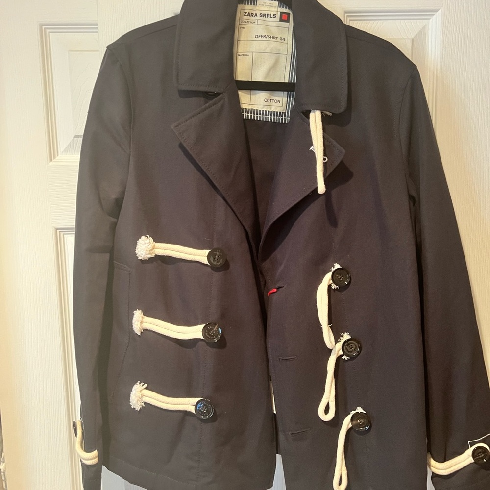 Men’s Zara SRPLS jacket / Size small / Nautical inspired